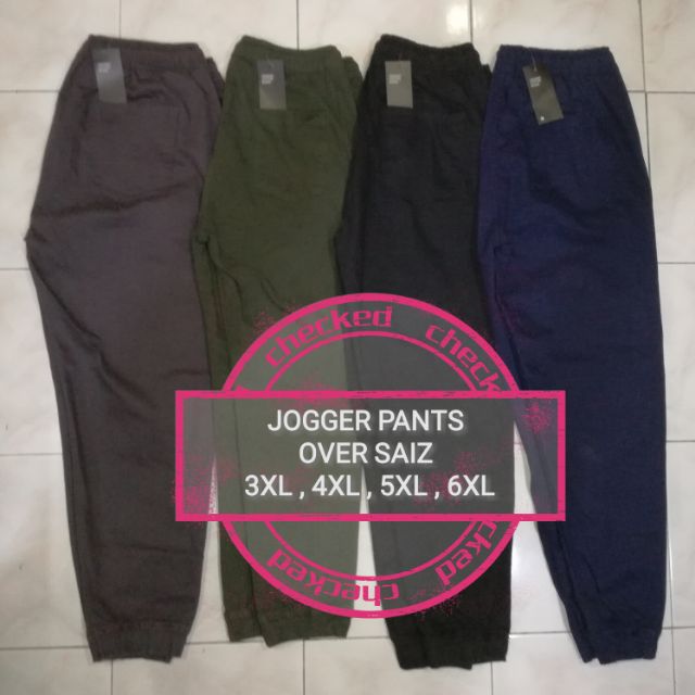 JOGGER PANTS BIG SIZE 3XL, 4XL, 5XL & 6xl