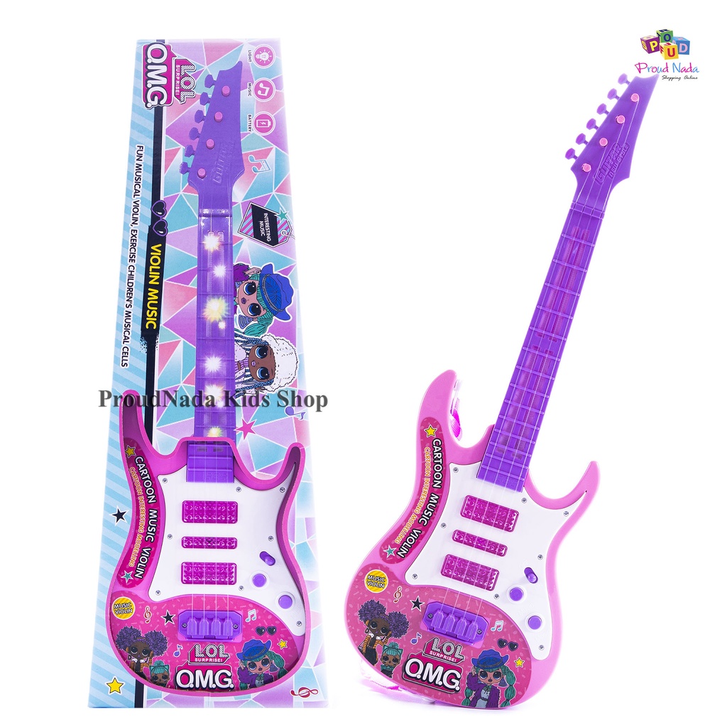 ProudNada Toys ของเล่นเด็ก ของเล่นเสริมพัฒนาการ กีต้าร์เด็กเล่น VIOLIN MUSIC GUITAR UKULELE NO.XLQ33