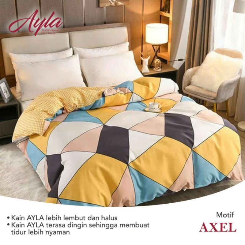 ผ้าปูที่นอน Ayla พร้อม Axel motif