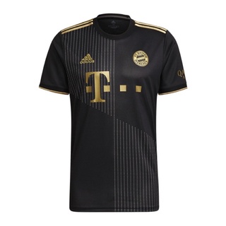 เสื้อกีฬาแขนสั้น ลายทีม Bayern Munich 2021/22 ชุดเยือน สําหรับผู้ชาย