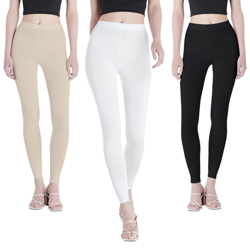 CARA คาร่า กางเกงขายาว เลกกิ้ง สกินนี่ ลองจอน ให้ความอบอุ่น ผ้านุ่ม ยืดหยุ่นสูง เป้าวงรี ใส่สบาย CPN-PLA006