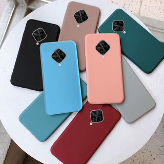 เคสโทรศัพท์ ซิลิโคน สีลูกกวาด สําหรับ Vivo S1 Pro S1 V11i V15 Pro V17 V17 Pro