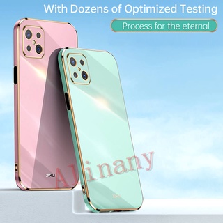 กรณี OPPO Reno4 Z 5G ฝาครอบเคส Soft TPU Electroplating Back Cover Shockproof OPPO Reno 4Z Reno4Z 5G Phone Casing