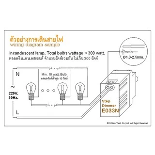 DIMMER สวิตส์ หรี่ไฟ รุ่นใหม่ Wide-Series สูงสุด 600W Dimmer สีขาว ใช้ได้ทั้ง Chang Panasonic Matsukami