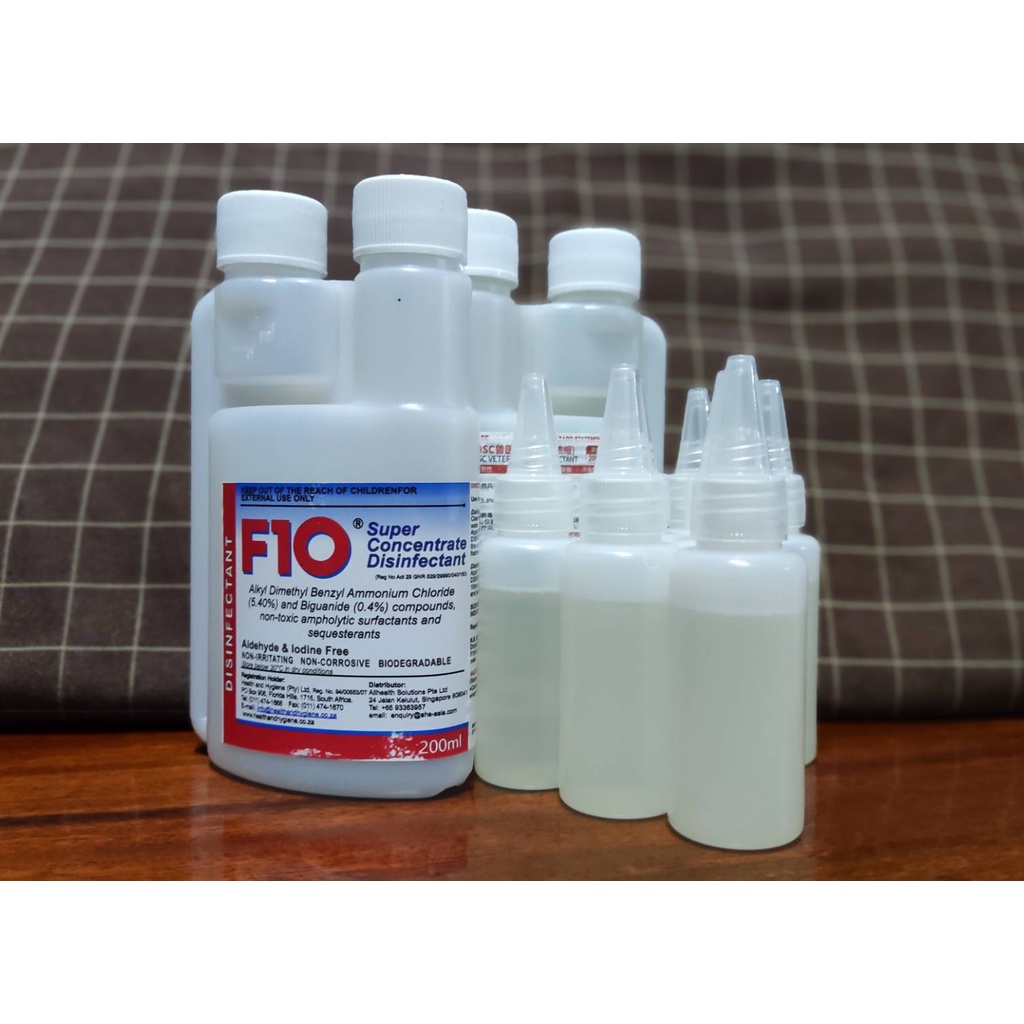 F10 (f10 sc) ยาฆ่าเชื้อ สำหรับคนใช้น้อย