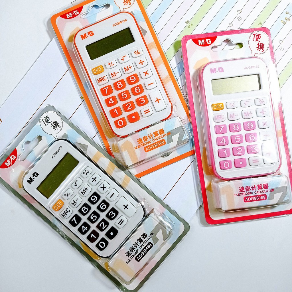 M&G เครื่องคิดเลข Biaolang + สายคล้องคอ พกพาสะดวก ADG98169 (จำนวน1ชิ้น)
