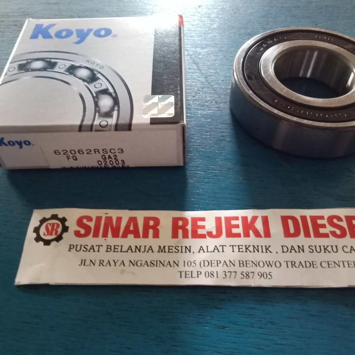 แบริ่ง Laher Laker 6206 2RS 62062RS Koyo Japan Original