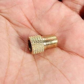 THAIBIKE หัวแปลงจุ๊บลมจักรยาน Presta เป็น Schrader (FV เป็น AV) จุ๊บเล็กเป็นจุ๊บใหญ่ ใช้กับปั๊มลมรถยนต์