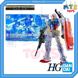 **MTS Toys**P-Bandai : HG The Origin RX-78-2 Gundam [Clear Color] 1/144 กันดั้ม