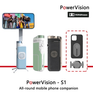 Powervision S1 สมาร์ทโฟน กิมบอล กันสั่น สําหรับ i Phone Android Vlog Youtuber AI Tracking Selfie Powerbank อุปกรณ์เสริมการเดินทาง