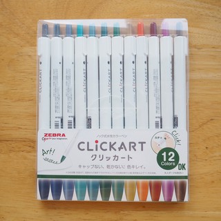 clickart เป็นปากกาเมจิกแบรนด์แรกที่เป็นแบบกด ไม่ต้องปิดฝา
