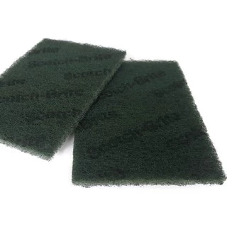 3M สก๊อตไบร์ท แผ่นใยขัด เบอร์ 96 สีเขียว ขนาด 4.5x6นิ้ว (10แผ่น/ห่อ) Scotch-Brite No.96