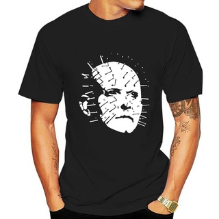 เสื้อยืดผ้าฝ้ายพิมพ์ลายขายดี เสื้อยืด พิมพ์ลายภาพยนตร์สยองขวัญ Pinhead Hellraiser 80s สําหรับผู้หญิง และผู้ชาย