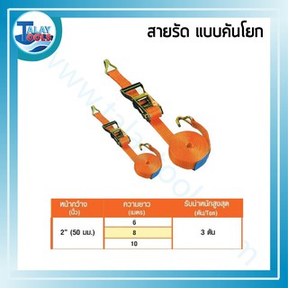 สายรัด แบบคันโยก 2″ (50 mm.) เหนียว ทน TalayTools