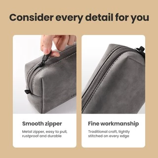 UGREEN กระเป๋าหนัง สำหรับจัดเก็บสายเคเบิล หูฟัง อุปกรณ์เสริมมือถือ Storage Bag