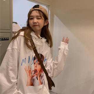 【CHAOYICHU】 เสื้อกันหนาวมีฮู้ดแฟชั่นสําหรับผู้หญิง