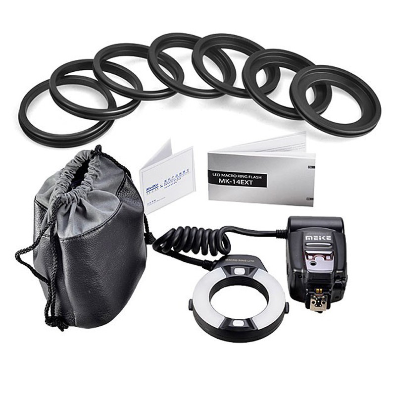 MEIKE MK-14EXT E-TTL / iTTL Macro Ring Flash for Canon / Nikon สินค้ารับประกัน 1 ปี