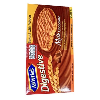 McVitie’s Digestive Milk Chocolate 200g.( บิสกิตเคลือบช็อกโกแลตนม )