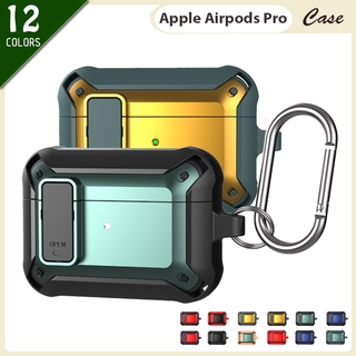 เคสหูฟังไร้สาย TPU PC พร้อมพวงกุญแจ สําหรับ Apple AirPods Pro AirPods 3