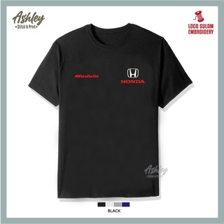 ถูกสุดๆใหม่ เสื้อยืดลําลอง แขนสั้น คอกลม ปักลาย Honda Modulo Perforce Civic City BRV แฟชั่นสําหรับผู้ชายรหัสเต็ม