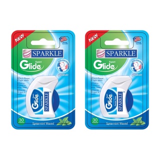 3 ชิ้น ลดราคาพิเศษ Sparkle Glide Expert Dental Floss 30maters ไหมขัดฟัน