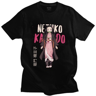 [S-5XL] เสื้อยืด แขนสั้น พิมพ์ลายอนิเมะ Kawaii Nezuko Kamado Demon Slayer สไตล์คลาสสิก ไม่ซ้ําใคร สําหรับผู้ชาย 684584