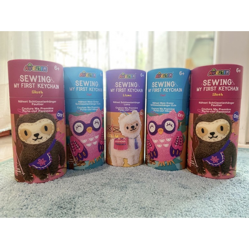 DIY ชุดงานฝีมือ ทำพวงกุญแจ avenir sewing my first keychain