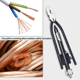 PHITELOTOUS High-Carbon Steel Safety Wire Twisting Lock Pliers One Way Twist Twister