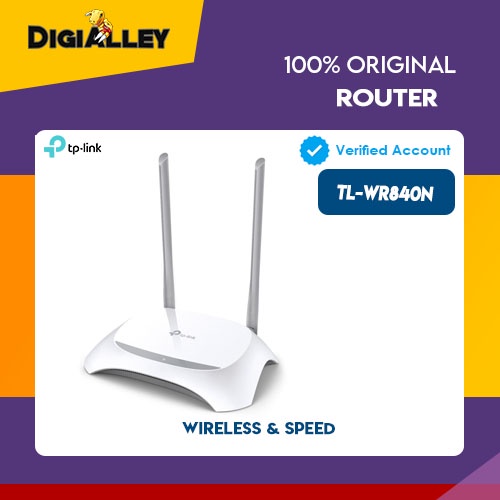 TP-LINK TL-WR840N 300Mbps Wireless N เราเตอร์ Tplink TL WR840N