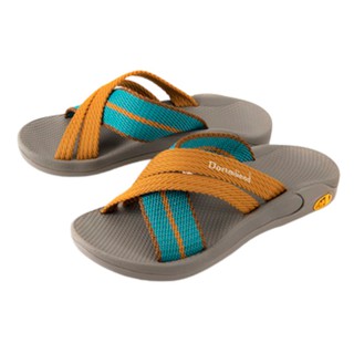 Dortmuend CC211 008-076 Tan-Forest Green "The Orthotic Sandals" รองเท้าสุขภาพ บรรเทาอาการเจ็บจากฝ่าเท้าแบนเท้าผิดรูป ฝีกยืนได้ตรง