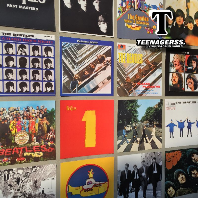 24 ชิ้นโปสเตอร์ Band The Beatles Wall Decor ความงาม