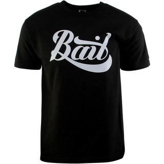 เสื้อยืด พิมพ์ลายโลโก้ BAIT Script สีดํา สีเทา สําหรับผู้ชาย 188353S-5XL