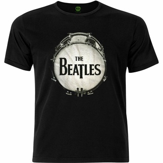 เสื้อยืด ผ้าฝ้าย 100% พิมพ์ลายกลอง The Beatles สไตล์ฮิปสเตอร์ สําหรับผู้ชาย