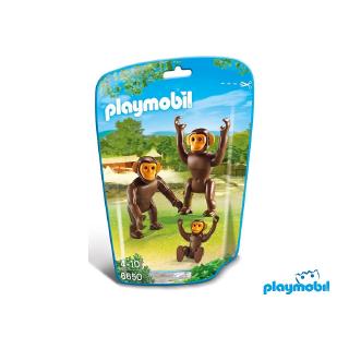 Playmobil 6650  City Life Chimpanzee Family แอ็คชั่นฟิกเกอร์  ซิตี้ไลฟ ครอบครัวลิงชิมเพนซี