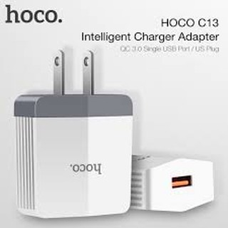 หัวAdapter ชาร์จแท้ศูนย์ Hoco รุ่น C13 Quick QC3.0 Charger(White)