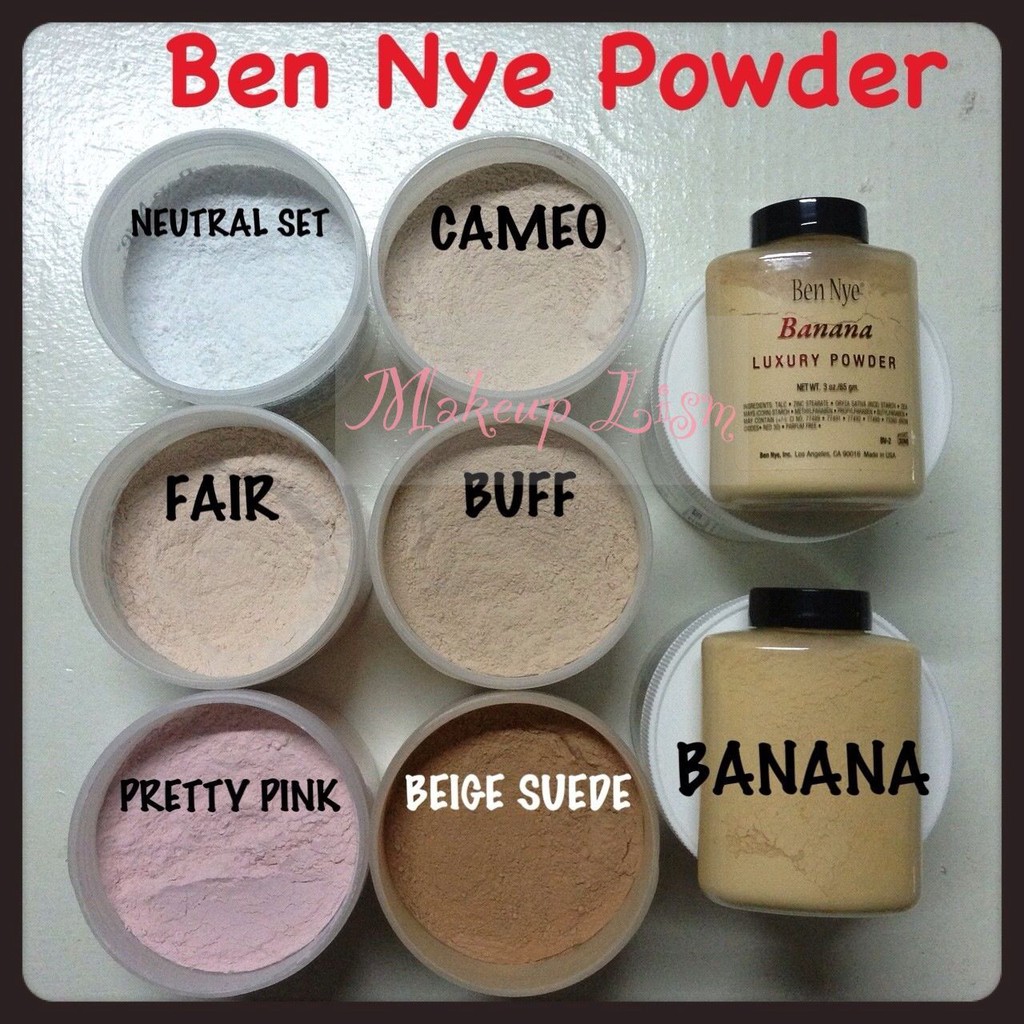 แบ่งขายแป้งฝุ่น 7สี แบ่งขายแป้งฝุ่นของแท้ BEN NYE POWDER