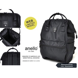 💓Anello Web Limited model canvas rucksack