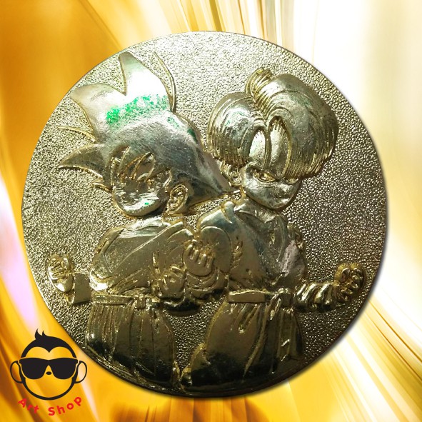 เหรียญทองดราก้อนบอล เหรียญโลหะ 5 cm ชุบทอง ของสะสมหายากสำหรับคนรักดราก้อนบอล พร้อมกล่องเดิมๆๆ จากญี่ปุ่น