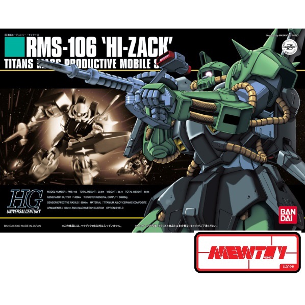 HGUC 1/144 Hi-zack (Green)