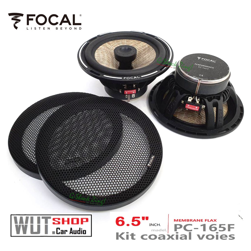 FOCAL Powerful Precision FLAX CONE ลำโพงรถยนต์ แกนร่วม 6.5 นิ้ว 2ทาง Max Power 140 Watts. FOCAL รุ่น