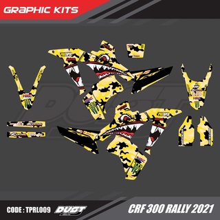 สติ๊กเกอร์วิบาก Honda CRF 300 Rally ทั้งคัน Graphic kit สติ๊กเกอร์เคลือบเงา สุดคุ้ม