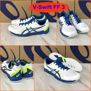 Asics V-Swift FF 3 สุดยอดรองเท้า Indoor สีสันสวยงาม หนานุ่ม รองรับแรงกระแทกได้เป็นอย่างดี หรูหรา น่าใช้ 1053A042-102