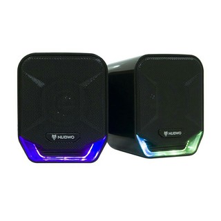NUBWO NS-11 SPARK ลำโพง คอมพิวเตอร์ ยูเอสบี USB Speaker สีดำมีไฟสวย  #440