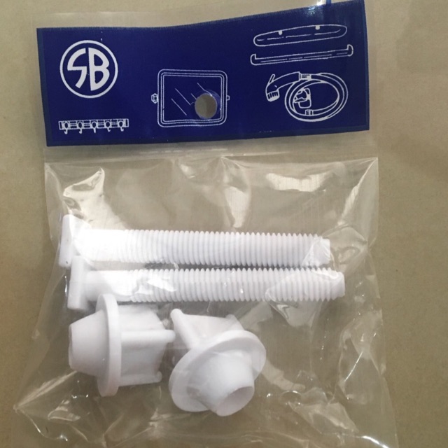 SB น็อตยึดฝารองนั่ง PVC