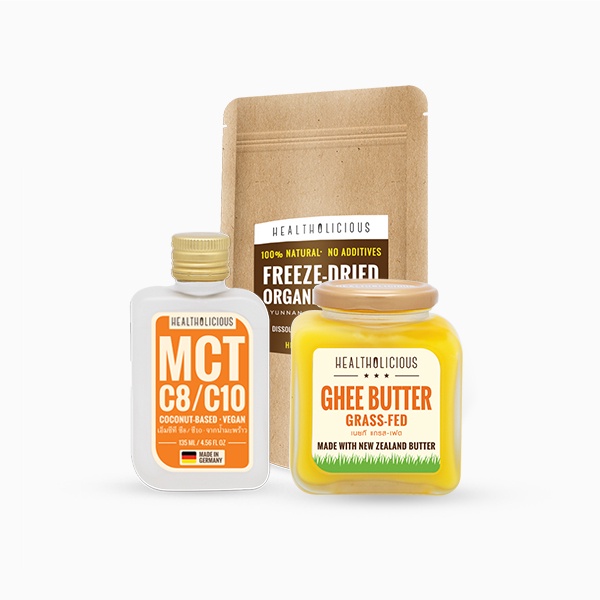 HealtholiciousBulletproof Coffee Set (Instant Coffee, Ghee, MCT