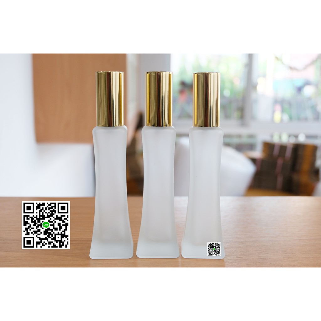 ขวดบรรจุน้ำหอม หอคอยคละสี ความจุ 50 ml. คละสีไปให้