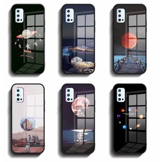 เคสกระจกนิรภัย แบบแข็ง ขอบซิลิโคนนิ่ม สําหรับ VIVO 1919 V17