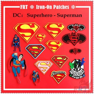 Dc : Superhero - Superman แผ่นแพทช์ปักลายสําหรับตกแต่งเสื้อผ้า 1 ชิ้น