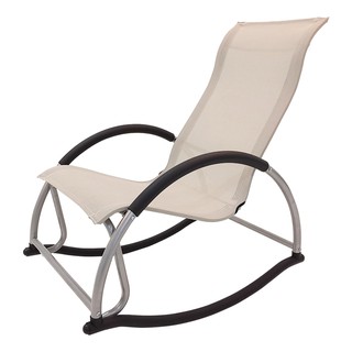 เก้าอี้โยก FONTE รุ่น S1106 ขนาด 59 x 115 x 95 ซม. สีเบจ