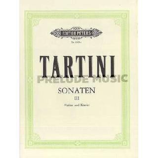 (Violin and Piano) Tartini, G: Sonatas Vol.3 (EP1099c)